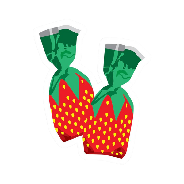 Strawberry Candy Vinyl Sticker