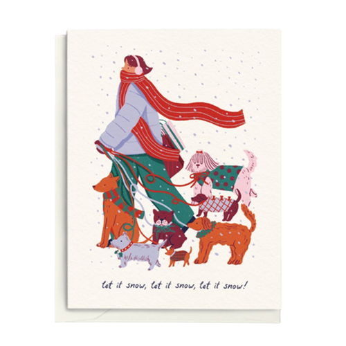 "Let It Snow" Holiday Card