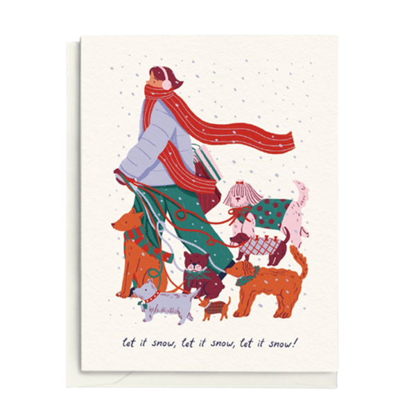 "Let It Snow" Holiday Card