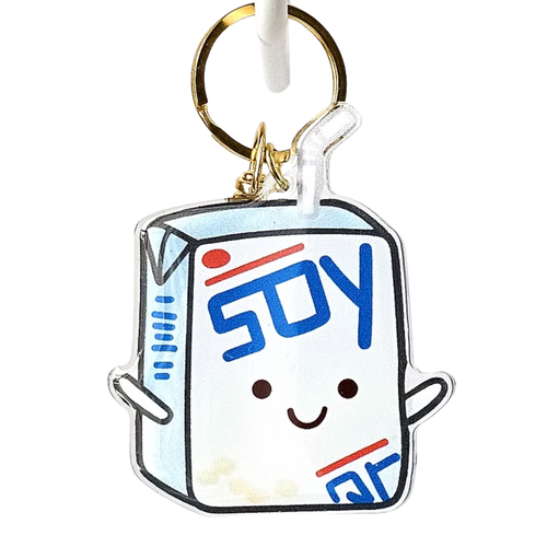 Soy Milk Acrylic Keychain