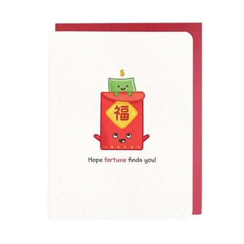 Hope Fortune Finds You Card