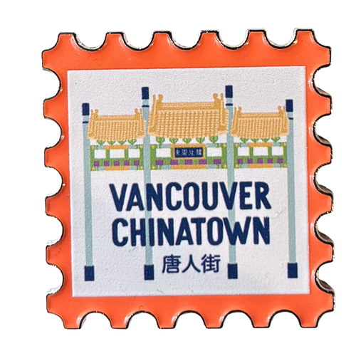 FHC x IKIWISI Vancouver Chinatown Enamel Pin
