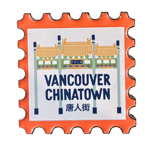 FHC x IKIWISI Vancouver Chinatown Enamel Pin