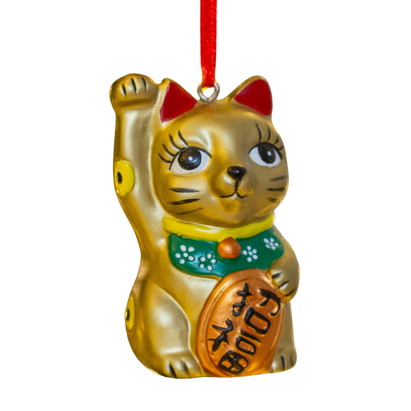 Lucky Cat Ornament