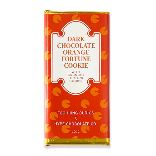 Dark Chocolate - Orange - Fortune Cookie