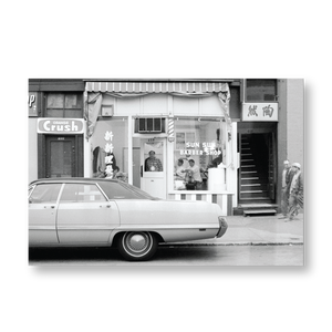 Sun Sun Barber Shop Postcard