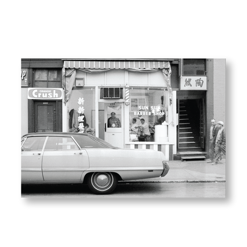 Sun Sun Barber Shop Postcard