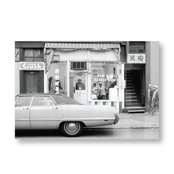 Sun Sun Barber Shop Postcard