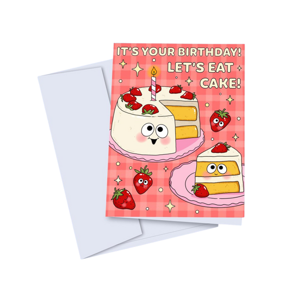 Strawberry Cake Card