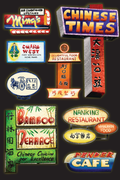 FHC x Donna Seto Neon Signs Postcards