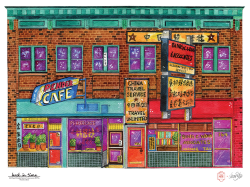 FHC x Donna Seto Pender Café Print