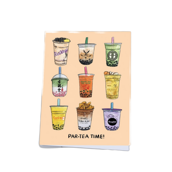 Par-Tea Time Card