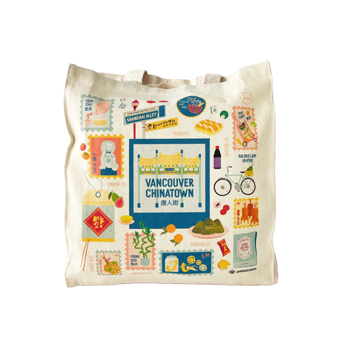 FHC x IKIWISI Vancouver Chinatown Tote Bag