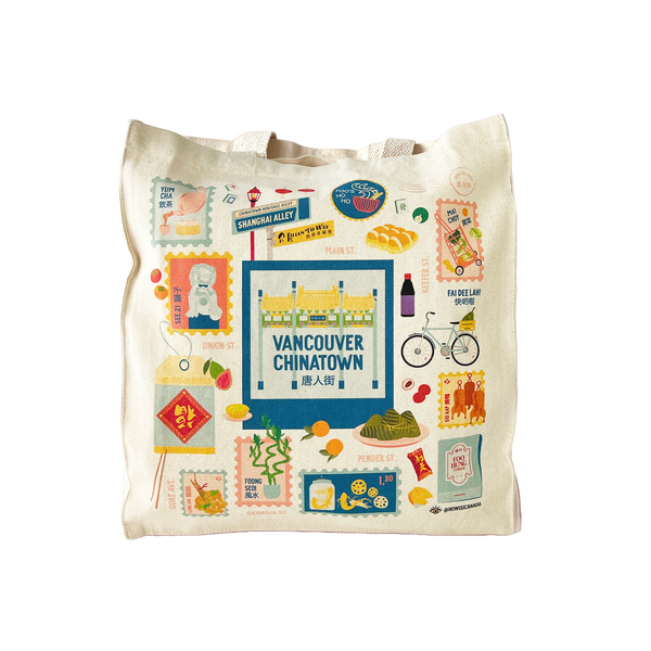 FHC x IKIWISI Vancouver Chinatown Tote Bag