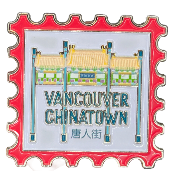 FHC x IKIWISI Vancouver Chinatown Enamel Pin