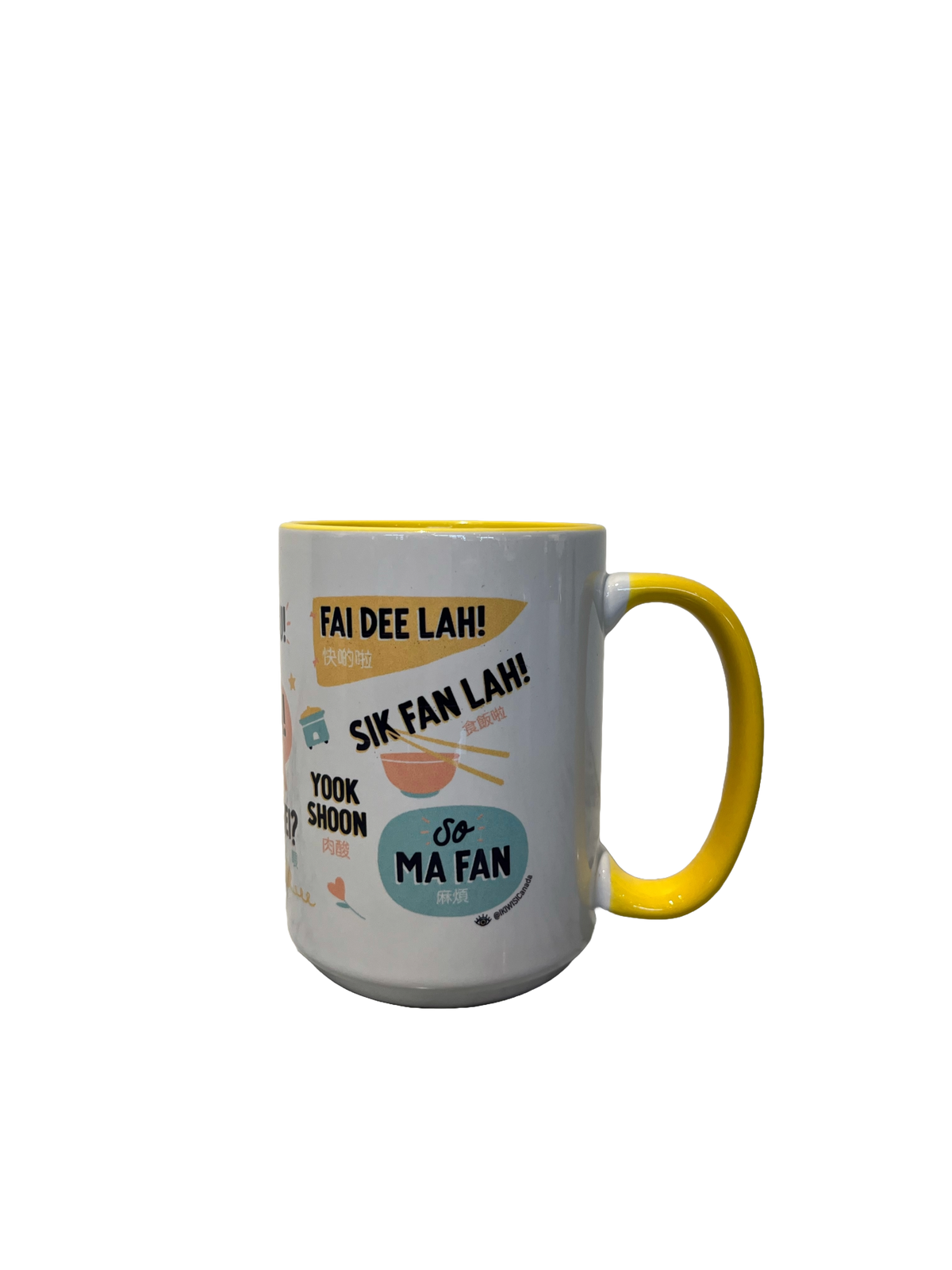 Cantonese Sayings Mug– Foo Hung Curios