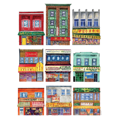 Chinatown Shops Print