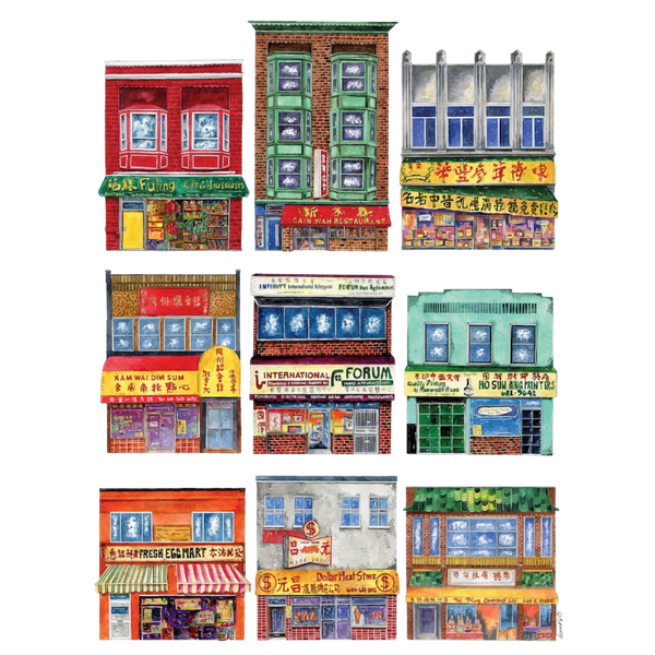 Chinatown Shops Print