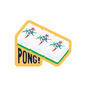 Mahjong Pong Vinyl Sticker
