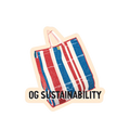 Red White Blue Bag Vinyl Sticker