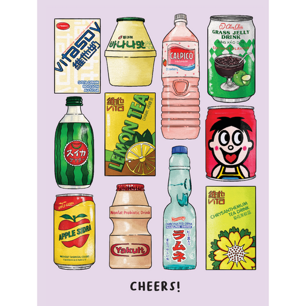 Asian Drinks Card