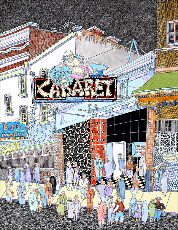 Smilin' Buddha Cabaret Greeting Card