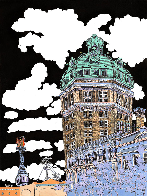 Sun Tower Greeting Card