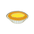 Egg Tart Enamel Pin