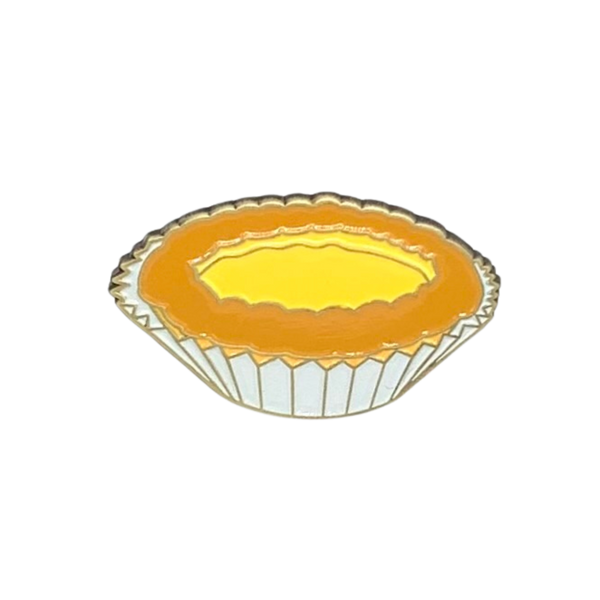 Egg Tart Enamel Pin