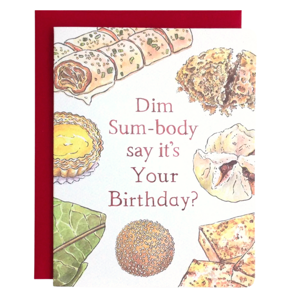 Dim Sum Birthday Card