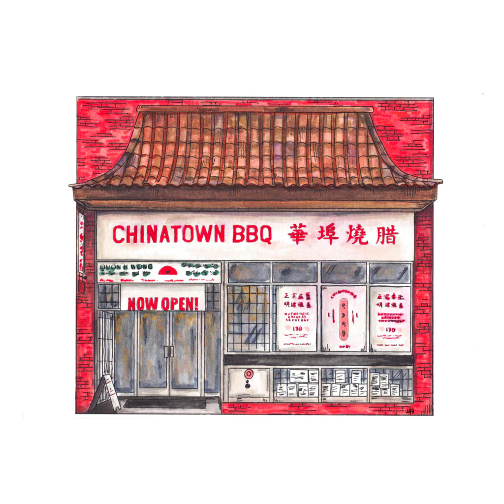 Chinatown BBQ Print Foo Hung Curios