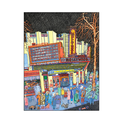 Hollywood Theatre Greeting Card