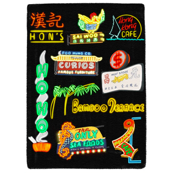 Chinatown Neon Print