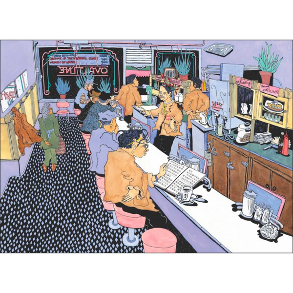 Ovaltine Cafe Interior Greeting Card