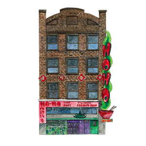 Chinatown Vancouver Illustrations Single Cards