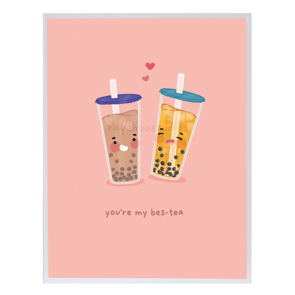 You're My Bes-Tea Greeting Card