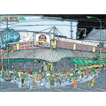 Sunrise Market Greeting Card