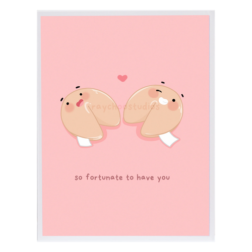 So Fortunate to Have You Greeting Card