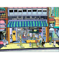 Hong Kong Cafe Greeting Card