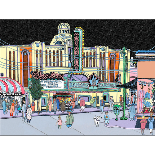 Stanley Theatre Greeting Card