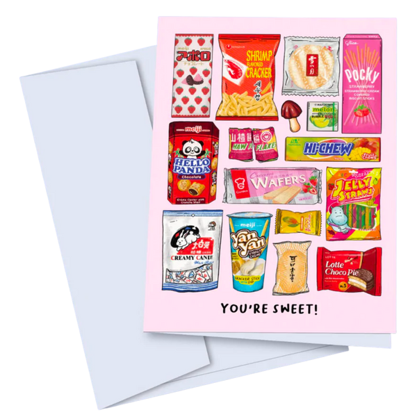 Asian Snacks Card
