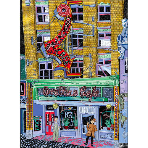Ovaltine Cafe Exterior Greeting Card
